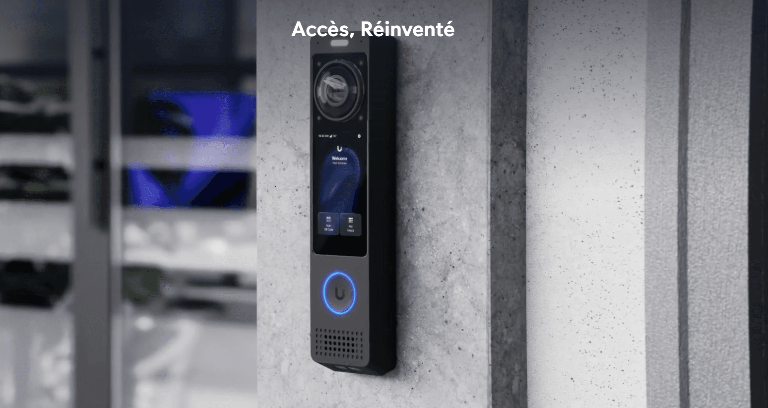 Installation lecteur de contrôle d'accès RFID biométrique professionnel